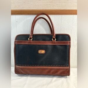 Vintage Kathie Lee KL Collection Crossbody Laptop Handbag- No Shoulder Strap